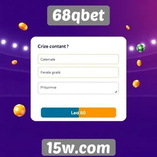 Como criar uma conta no 68qbet facilmente